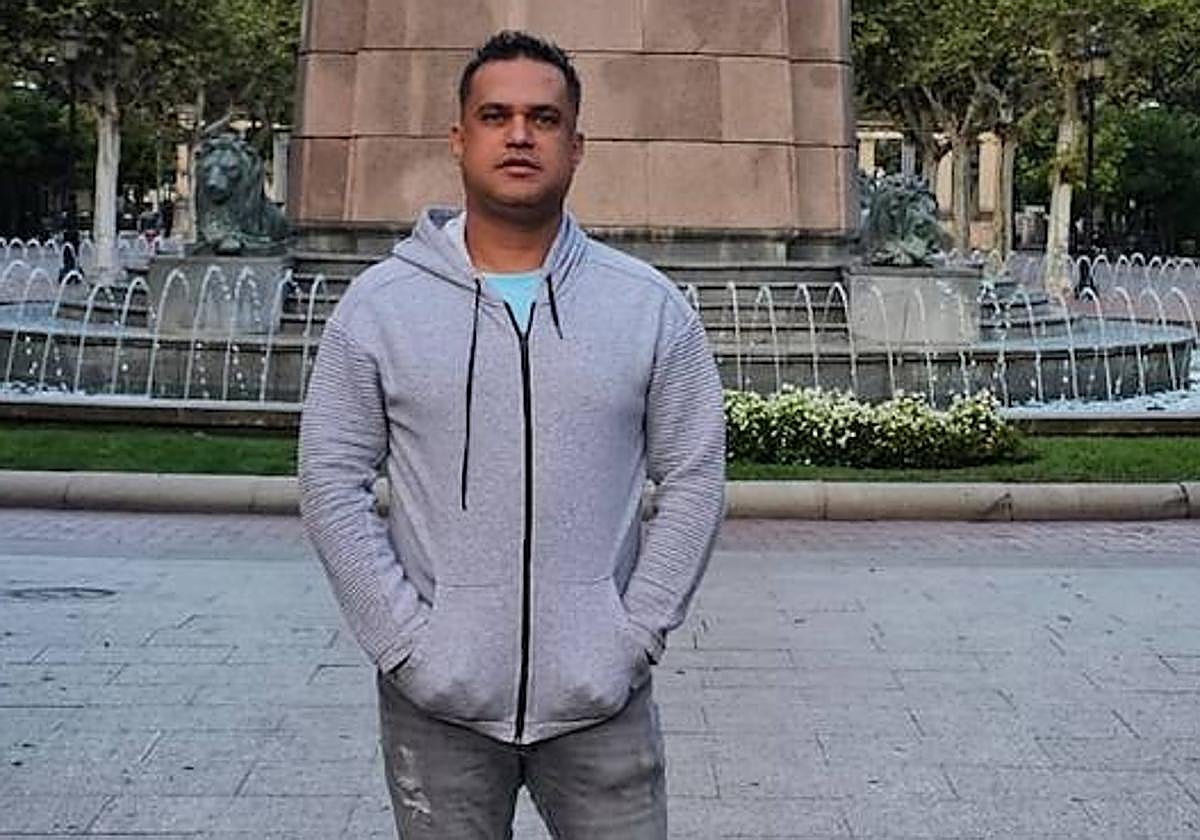 John Olguin Loaisa Colombiano en Logroño «Me llegó una nota pidiendo dinero a cambio de